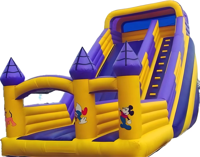 Set Istana Bouncy House Taman Hiburan Dalam Ruangan Anak-anak Inflatable