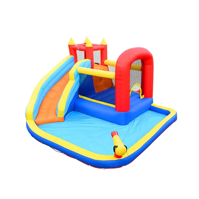 Maison gonflable pour enfants et château de saut avec toboggan pour fêtes