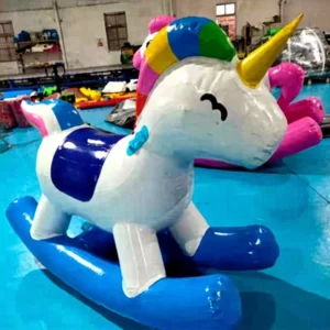 Children’s Inflatable PVC Ride-On Rocking Horse Water Seesaw Toys Adults Kids Commercial Use Amusement Park Facilities EN14960