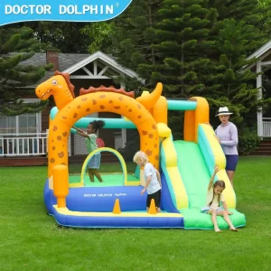 Children’s Inflatable Trampoline Slide Combination Small Home Inflatable Castle Indoor Children’s Playground