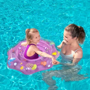 Children’s PVC Inflatable Swim Ring Pool Float Cartoon Tortoise Octopus Design Baby Swimming Ring Floating Ring for Kids