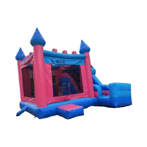 Castillo inflable para niños, tamaño y color personalizables para niños con tobogán de agua