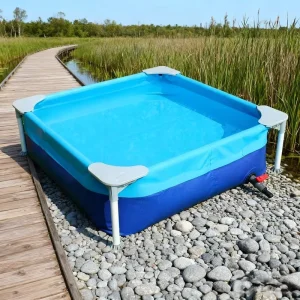 Children’s Swimming Pool Kit Complete with Frame PVC Liner and Repair Patches Included