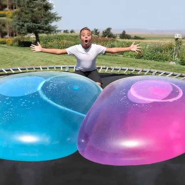 Mainan Balon Inflatable Anak-anak dari Bahan TPR untuk Dalam dan Luar Ruangan, Bola Lunak Berisi Air yang Elastis