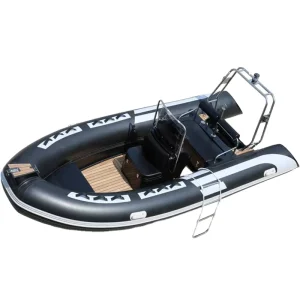 Barcos Inflables de Fibra de Vidrio de Lujo RIB 480 con Doble Motor Fuera de Borda a la Venta