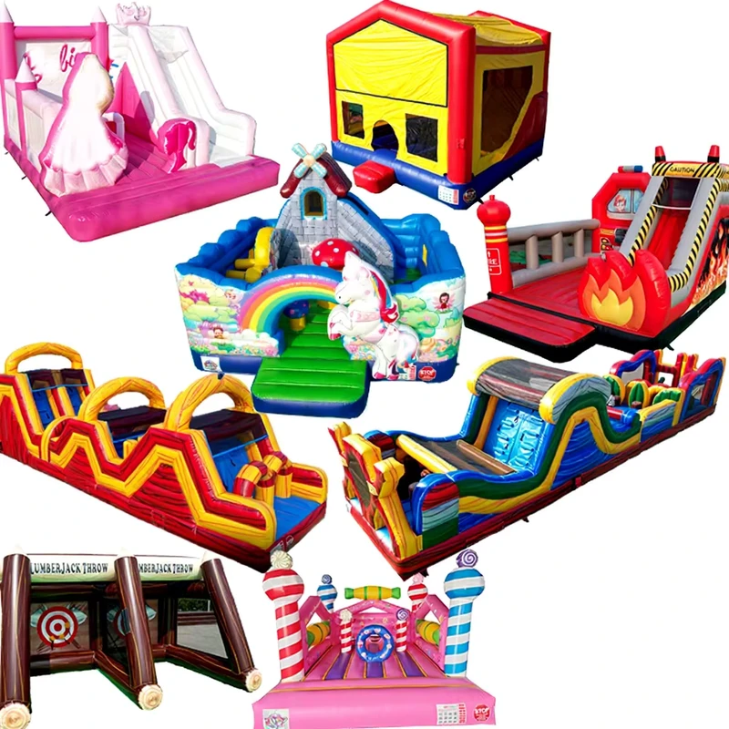 Château Gonflable Commercial en Chine avec Toboggan Combo pour Enfants