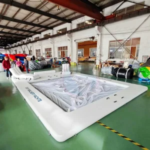 China Factory Durable Inflatable Net Swimming Pool With Seat Custom PVC Sun Resistant Inflatable Family Pool