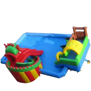 China Factory OEM Service Dragon Design Inflatable Water Park for Adults