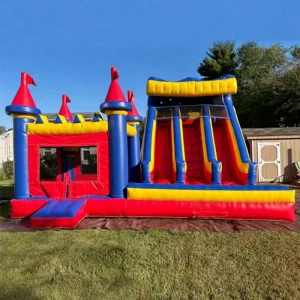China Inflatable Combo Slide With Jumping Castle Bouncer House