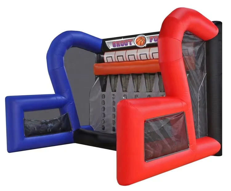 中国製インフレータブル工場 高品質インフレータブル4バスケットボール シュートフォーターゲット