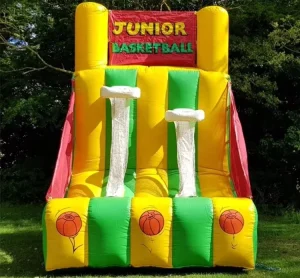 Cesta de Basquetebol Inflável para Crianças - Jogos Infláveis de Basquetebol para Adultos