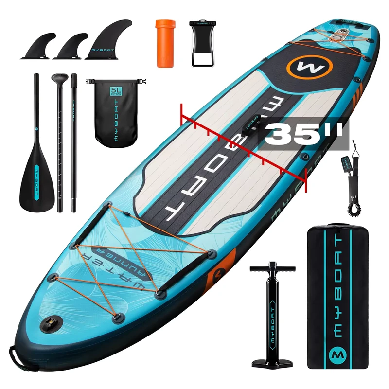 เรือพายยืนพับได้ SUP ขนาด 10'6"x35"x6" ผลิตในจีน พร้อมปั๊ม