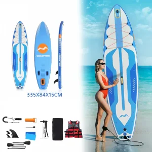 China Manufacture Custom logo Water Sports Wear resistant Inflatable Surfing SUP Stand up Paddle Board