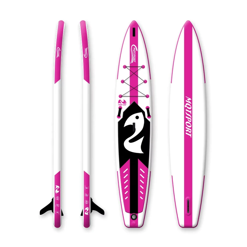 China Premium Quality Double Layer Sled Jet Ski Rowing Boat Longboard Race Board Inflatable Paddleboard Paddle Board