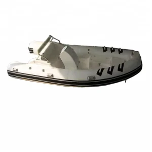 China RIB 480 RIB470 Hypalon Material Center Console Inflatable Rowing RIB Boat Yacht Rigid Folding Rib Boat for Sale