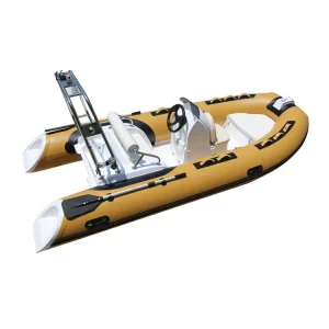 Kapal RIB Memancing dengan Kabin Fiberglass Tiup Hypalon dari Tiongkok