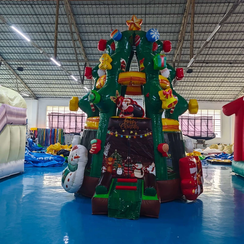 Kerst Commercieel Springkasteel Bouncy Castle voor Kinderen Verkoop Inflatable Bouncy House