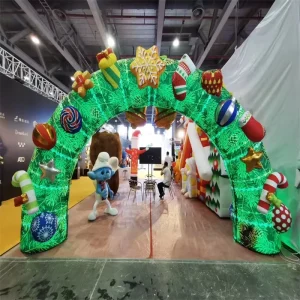 Christmas Inflatable LED Lighting Arch LED Light Wedding Arch Inflatable Arch for Sale