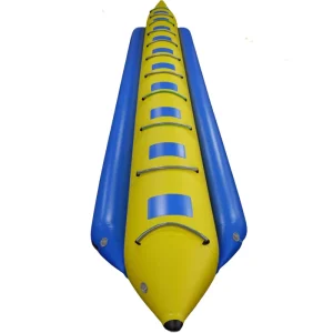 Design classico, barca gonfiabile per sport acquatici portatile in PVC da 0,9 mm per 8 persone