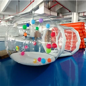 Clear Bubble Dome Tent Indoor Outdoor Inflatable Bubble House Kids Party Balloons