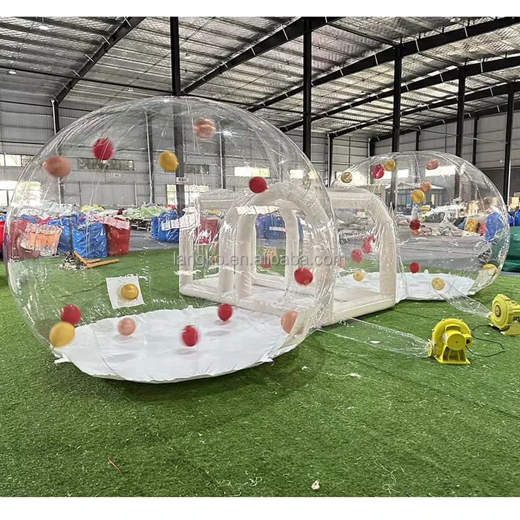 Casa Inflável de Bolha Transparente Dome Comercial Tenda Inflável Interior e Exterior