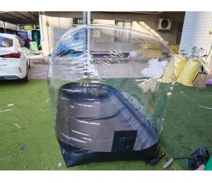 Clear PVC Folding Inflatable Bike Bubble Cover Portable Inflatable Motorcycle Garage Capsule Packing Shelter Tent