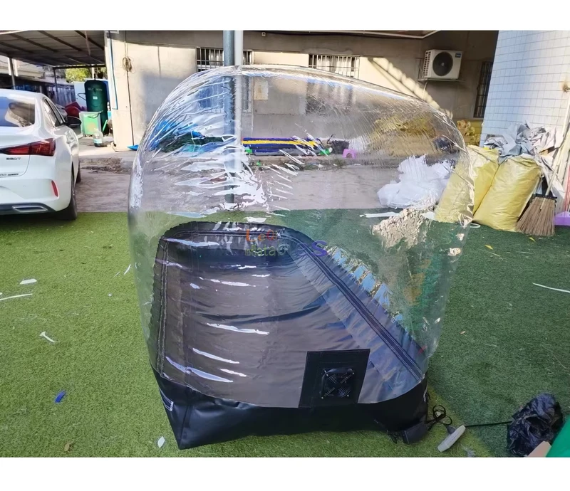 Capa Inflável de Bicicleta de PVC Transparente Dobrável Garagem Inflável de Motocicleta Cápsula de Embalagem Tenda de Abrigo