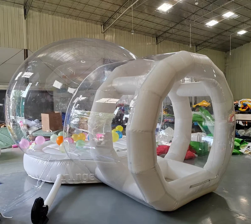 Casa de rebote inflable burbuja transparente