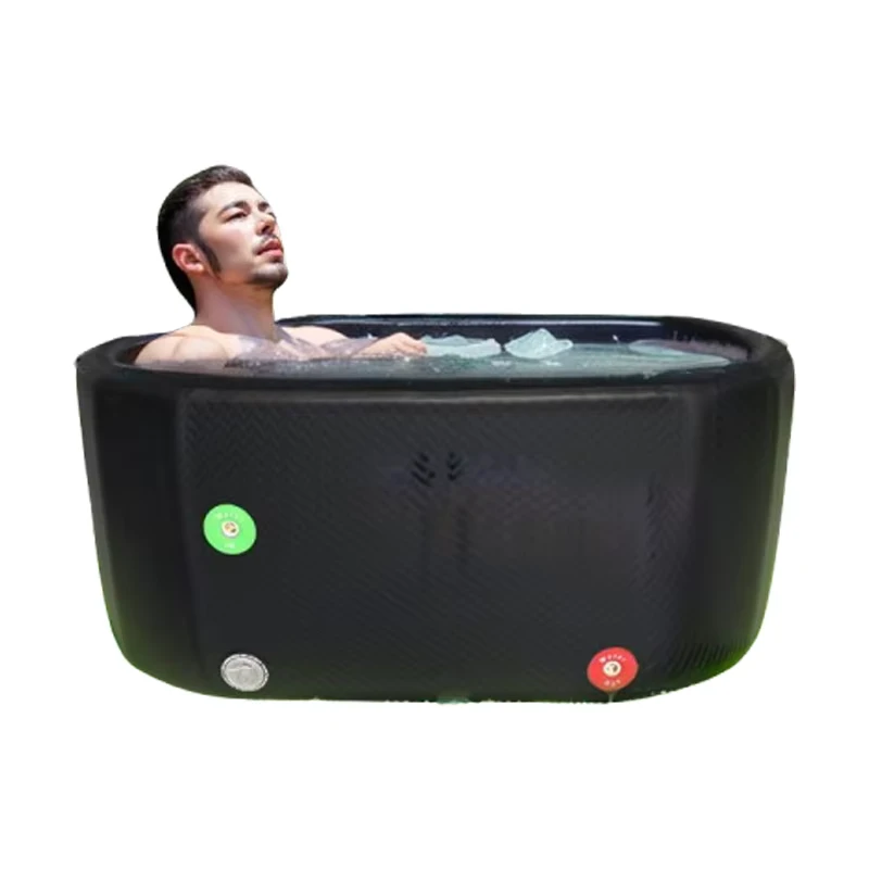 Banheira de Gelo Frio com Tampa Compatível com Resfriador de Água Fria para Atletas