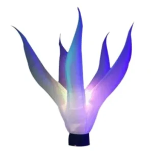 Color Changing LED Inflatable Flame Flower Decoration Light up Inflatable Decorative Light for Party Festival and Event