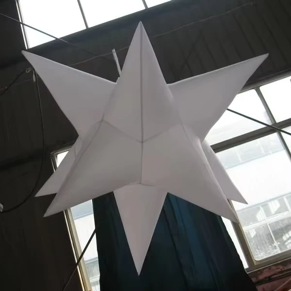 Estrella inflable LED que cambia de color para decoración de fiestas y escenarios