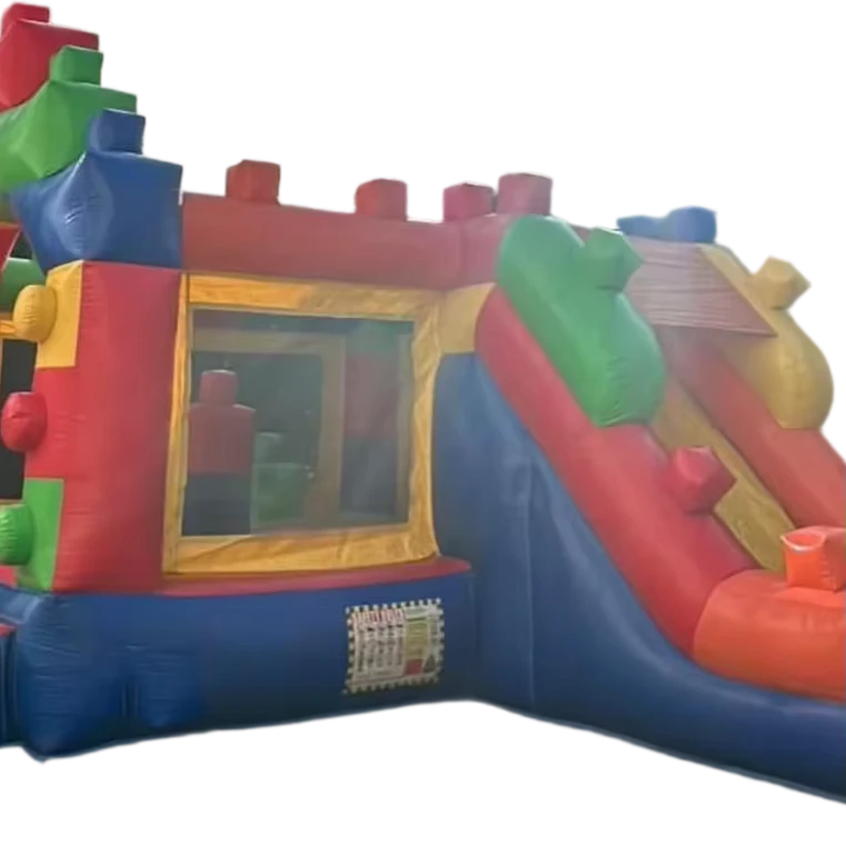 Nhà bouncy bơm hơi thương mại đầy màu sắc cho người lớn