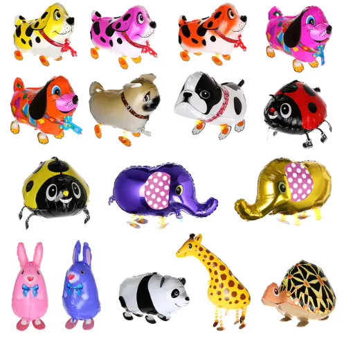 Colorful Cute Inflatable Walk Balloon Dog Pet Animal Balloons