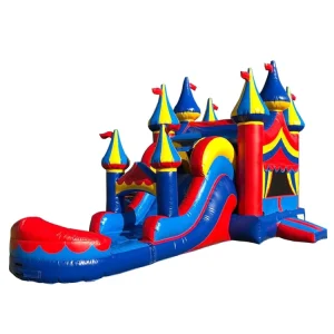 Colorful Kids Jumping Castle Inflatable Water Slide Bounce House Inflatable Slides Castle Inflatable Bouncer Slide