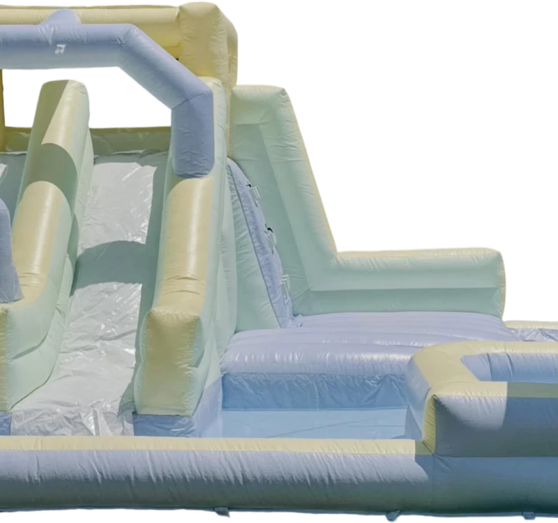 Colorful PVC Giant Inflatable Water Amusement Slide Combination