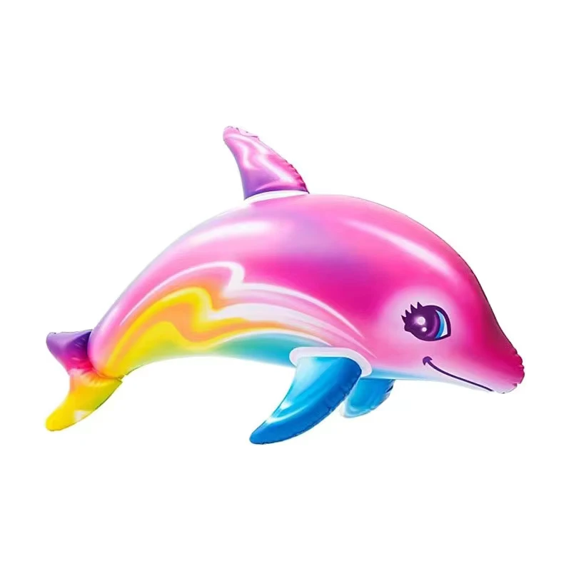Colorful PVC Inflatable Dolphin Toy Inflatable Animal Toy Inflatable Toys for Kids
