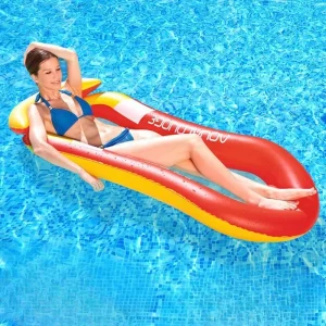Colorful PVC Inflatable Pool Lounger for Summer Parties Comfortable Float Design for Children