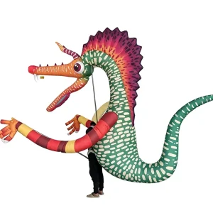 Colorful Sea Dragon Parade Inflatable Balloon Built-In Fan Durable Party Event Decor for Atmosphere Enhancement Promotional