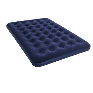 Comfortable Double Size Camping Inflatable Flocked Air Bed