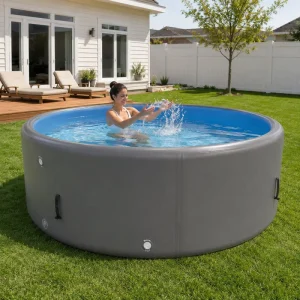 Comfortable Inflatable Swimming Pool Above Ground for Adults Kids Outdoor Family and Backyard Enjoyment
