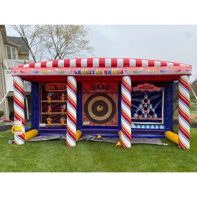Permainan Karnaval Inflatable 5 dalam 1 untuk Sewa Pesta, 0.55mm PVC