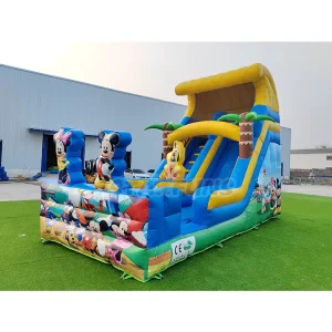 Commercial 0.55mm PVC Inflatable Slide Kids Outdoor Inflatable Dry Slide for Sale