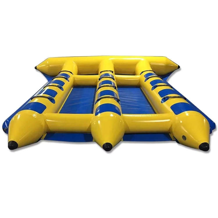 Commercial 12 Person PVC Inflatable Fly Fish Banana Boat with Factory Price