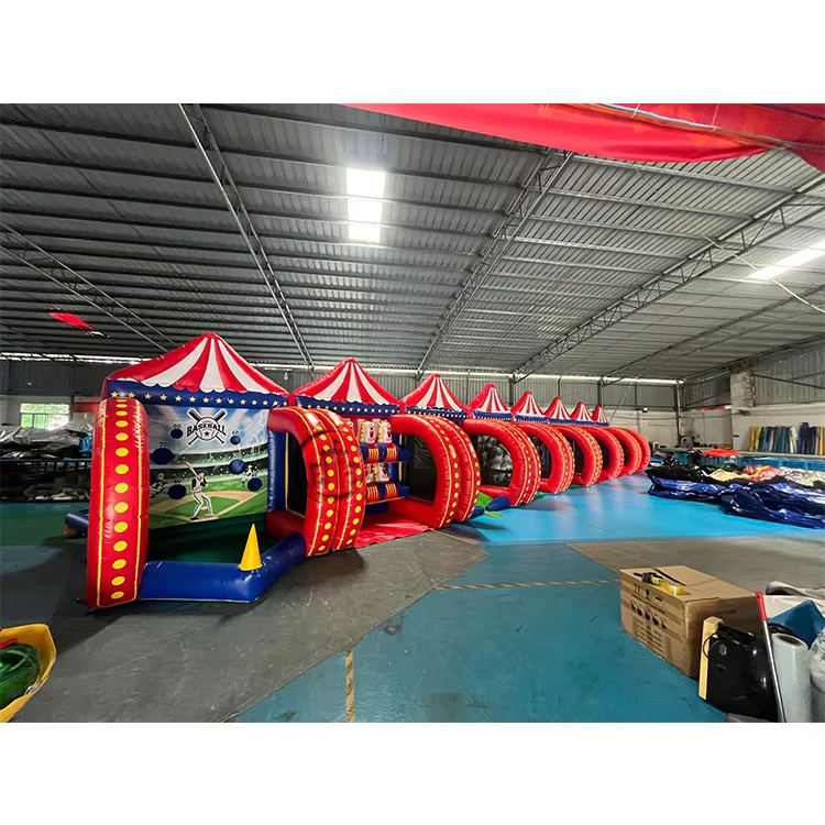 Gioco gonfiabile commerciale 8 in 1 per carnevale, giochi sportivi gonfiabili, giochi da carnevale gonfiabili per eventi