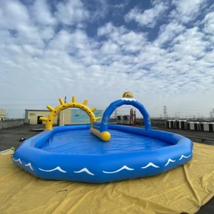 Perahu Dayung Tiup untuk Anak-Anak dan Dewasa di Kolam Air Tiup