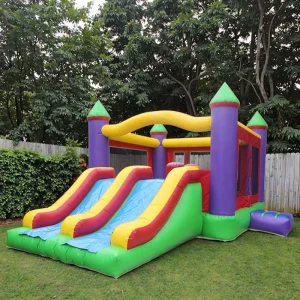 Commercial Adult Jump Inflatable Bouncy Castle Dual Slides Combo Bounce House Indoor and Outdoor