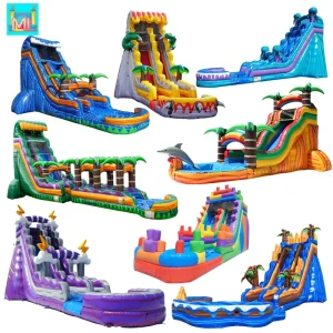 Commercial Adult Outdoor Giant Inflatable Slide with Pool Custom Kids Inflatable Water Slide for Backyard Party