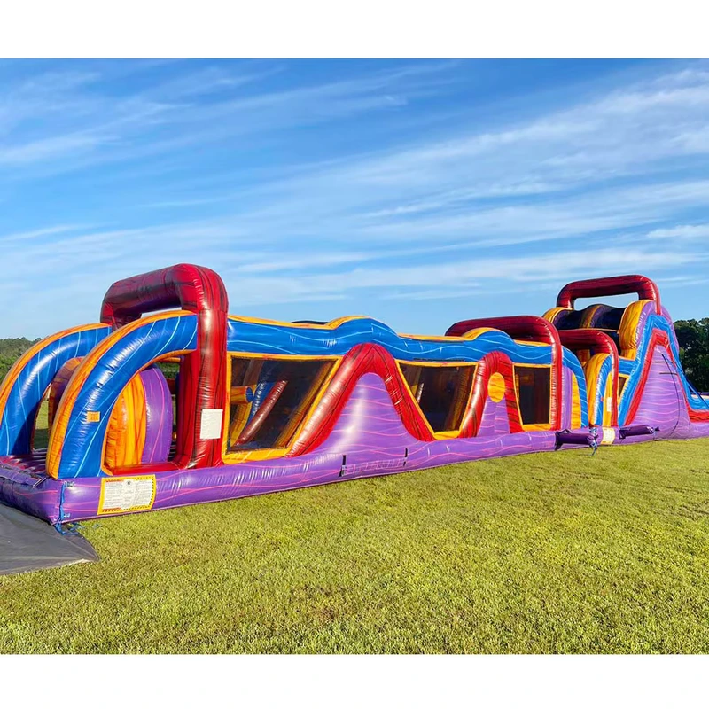Commercial Adult and Kids Outdoor Games Inflatable Obstacle Course