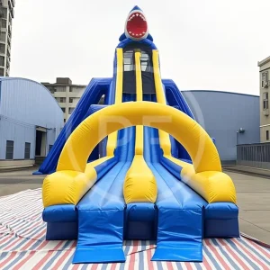 Commercial Air Constant Inflatable Slides Inflatable Waterslide with Pool for Land Inflatable Slides in Water Parks
