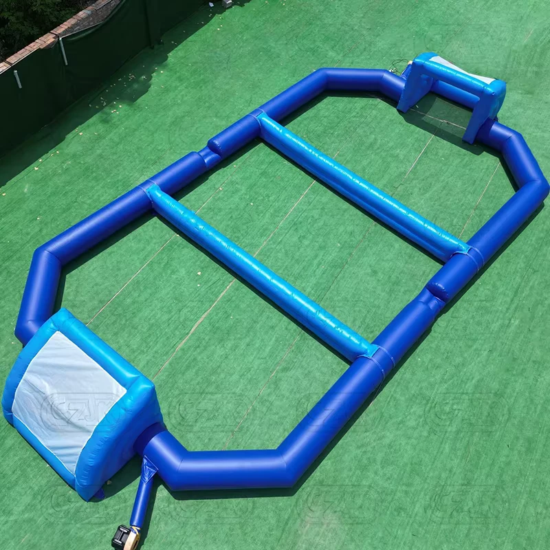 Commercial Airtight Inflatable Volleyball Field Pool 0.55mm PVC Inflatable Water Volleyball Court for Sport Water Games